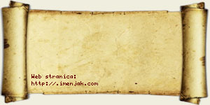 Ognjana Janošević vizit kartica